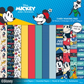 Mickey & Friends 8x8" Card...