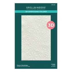 Spellbinders - Flurry of Snowflakes 3D Embossing Folder