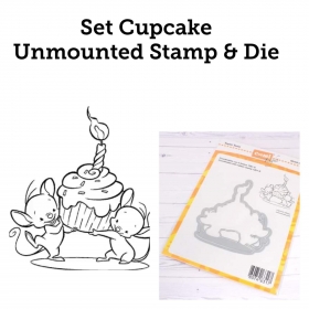 SET Cupcake Unmounted Stamp...