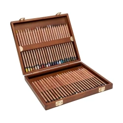 Derwent Lightfast Pencil Wooden Box with 48 Pencils