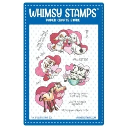 Whimsy Stamps - Valentine Pets and Puns Clearstamps