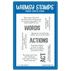 Whimsy Stamps - Actions Clearstamps