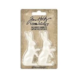 Tim Holtz Salvaged Rabbits (2pcs)