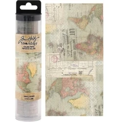 Tim Holtz - Collage Paper Travel (6yards)