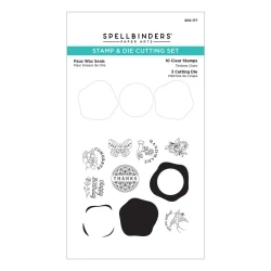 Spellbinders - Faux Wax Seals Clear Stamp & Die Set