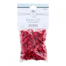 Spellbinders - Red Wax Beads