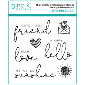 Gina K - Lovely Words Mini...
