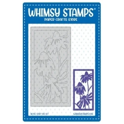 Whimsy Stamps - Coneflower Frame Die