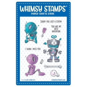 Whimsy Stamps - Robots...