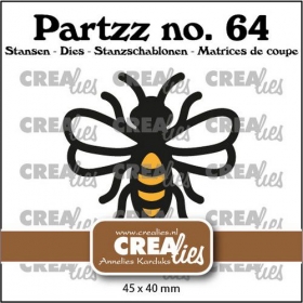Crealies - Partzz Bij (groot)