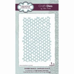 Sam Poole Craft Die - Shabby Basics Dappled Ovals