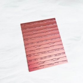 Sketchy Stripes Foil Plate