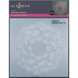 Delicate Wreath - 3D Embossing Folder - Altenew