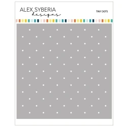 Tiny Dots Stencil - Alex Syberia Designs