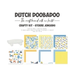 Crafty Kit Stoere Jongens - Dutch Doobadoo