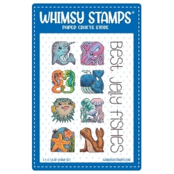 * Ocean Tiles Best Fishes Clearstamps - Whimsy Stamps