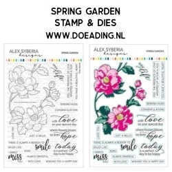 SET Spring Garden Stamps & Dies - Alex Syberia Designs