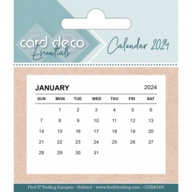 Calendar Tabs 2024 - Card...