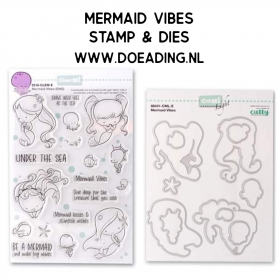 SET Mermaid Vibes Stamp & Die