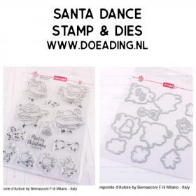 SET Santa Dance Stamp & Die