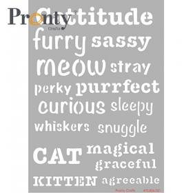 Purrrfect Words Mask A5 -...