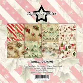 Santas Present 6x6" Paper...