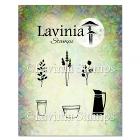 LAV826 - Flower Pots Stamp