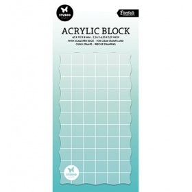 Acrylic Stamping Block With...