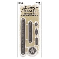 Tim Holtz Word Plaques + Tags - Christmas 2023