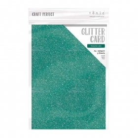 Glitter Card A4 Turquoise...