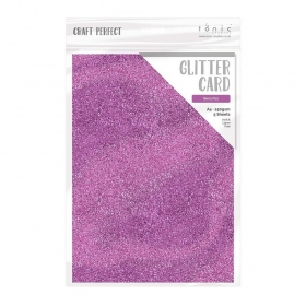 Glitter Card A4 Berry Fizz...