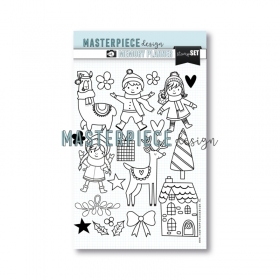 *6x8" Clearstamp Merry...