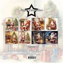 Santa 6x6" Paper Pack - Paper Favourites