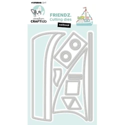 Snijmal Craftlab Sailboat Friendz Nr.743 - Studio Light