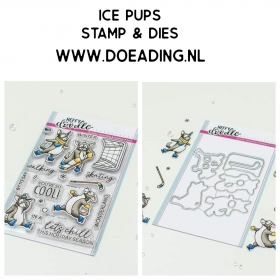 * SET Ice Pups Stamps &...