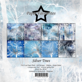 Silver Trees 6x6" Paper...