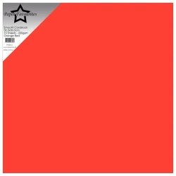 Orange Red 12x12" Smooth Cardstock 220gsm (10pcs) - Paper Favourites