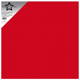 Chinese Red 12x12" Smooth...