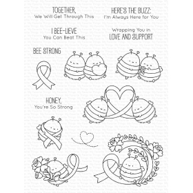 Bee Strong- Clearstamps - MFT