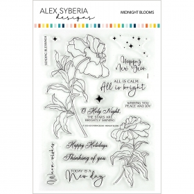 Midnight Blooms Clearstamps...
