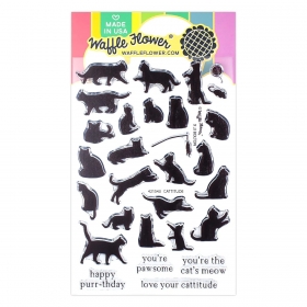 Cattitude Clearstamps -...