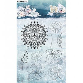 Clearstamp Icy Florals -...