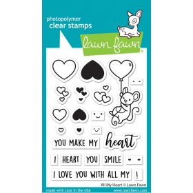 All My Heart Clearstamps -...