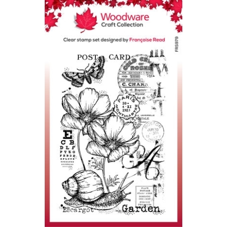 Garden Snail Clearstamps - Woodware