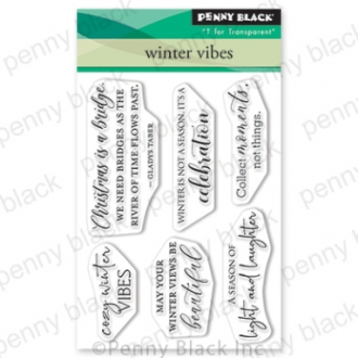 Winter Vibes Clearstamp -...