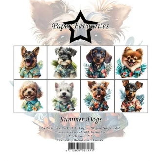 Summer Dogs 6x6" Paper Pack...