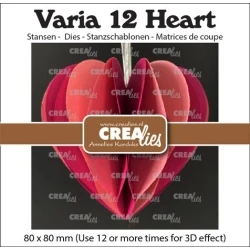 Varia Stansen No.12 3D Hart - Crealies