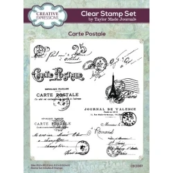 Taylor Made Journals Clearstamp Carte Postale - Creative Expressions