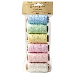 Creamy Pastel - Hemptique Cotton Baker's Twine Mini Spools