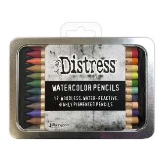 Distress Watercolor Pencils...